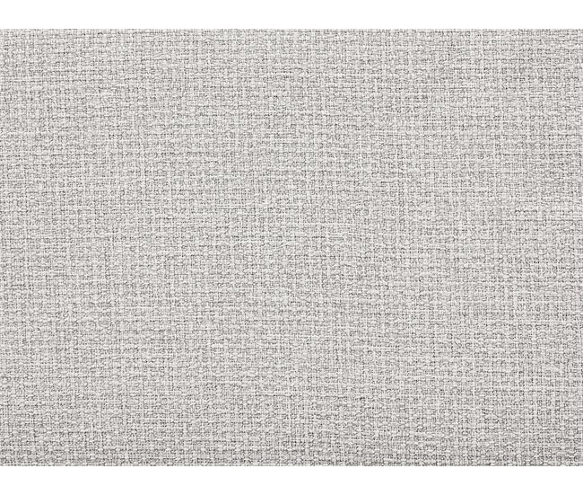 Beliani Cama com estrado Poliéster ROANNE 190x213 Cinza Claro