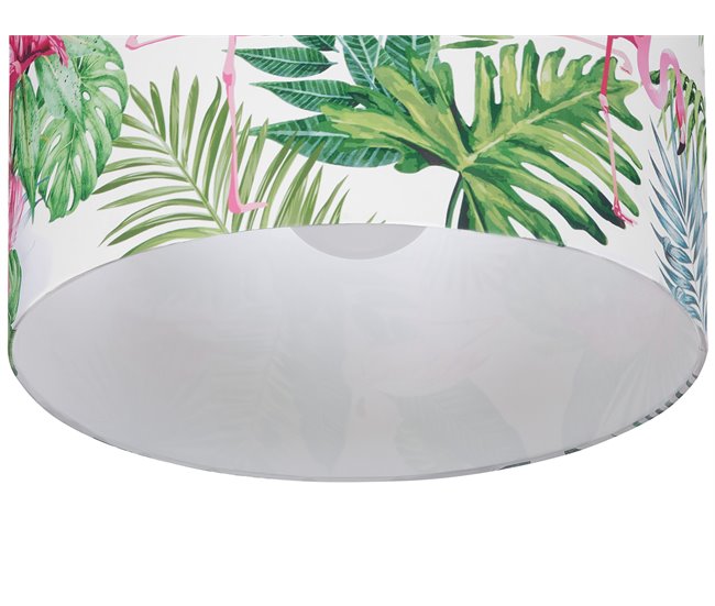 Beliani Candeeiro de tecto FLAMINGO Multicor