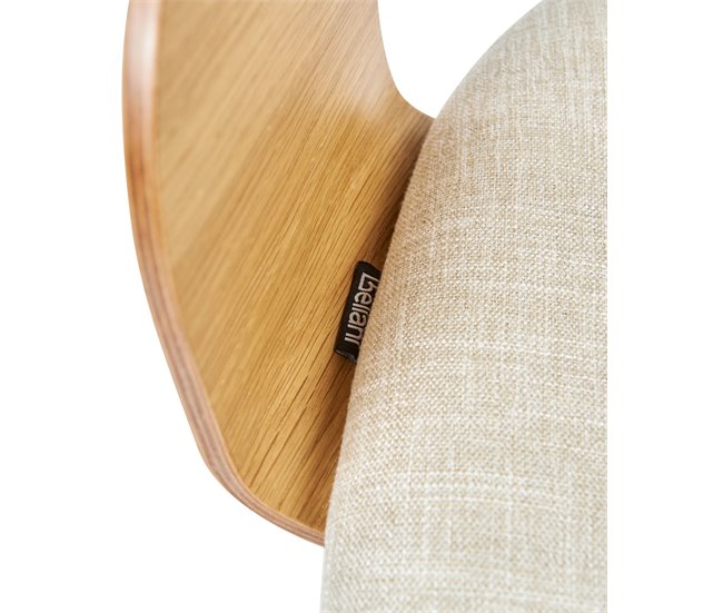 Beliani Cadeira de escritório NOVATO Bege