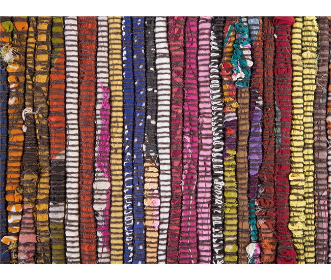 Beliani Entrelaçado DANCA 140x200 Cinza Escuro