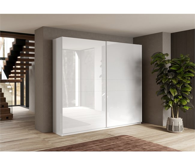 Roupeiro SWING portas deslizantes branco Branco