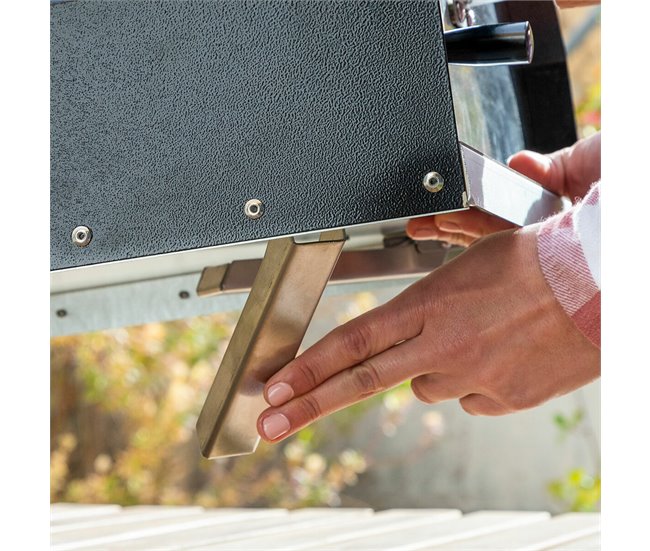 Forno de Pellets para Pizza com Acessórios Preto