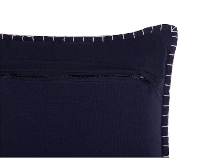 Beliani Almofada decorativa MELUR 45x45 Azul