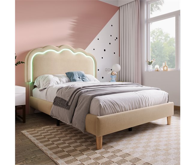 Camas individuais 101x197 Bege