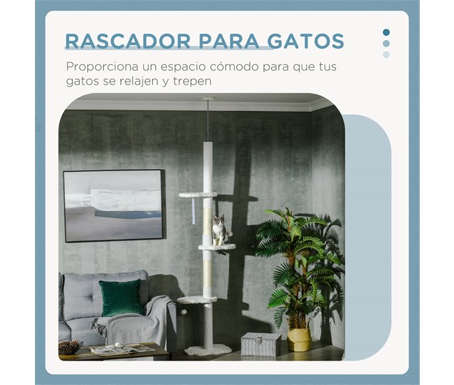 Arranhador para Gatos Branco