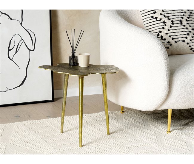 Beliani Mesa de apoio MIMILI Dourado