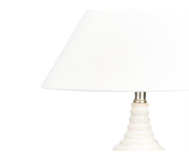 Beliani Candeeiro de mesa CELESTE Creme