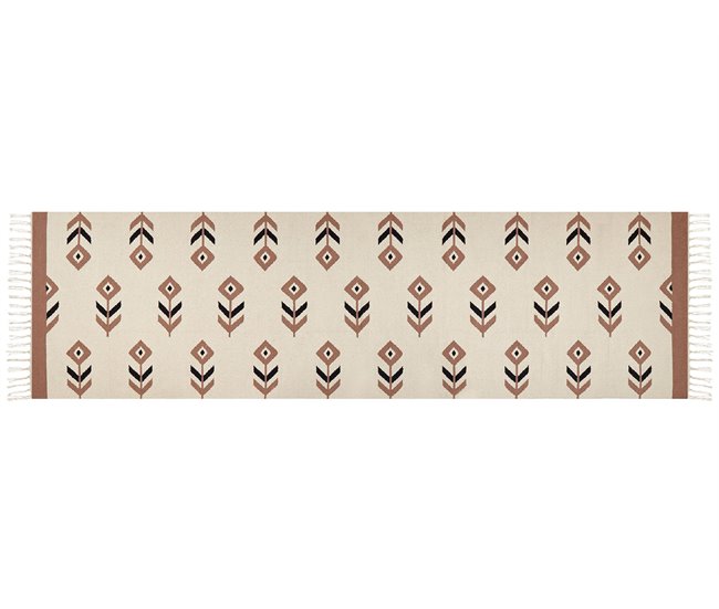 Beliani Kilim NIAVAN 80x300 Bege