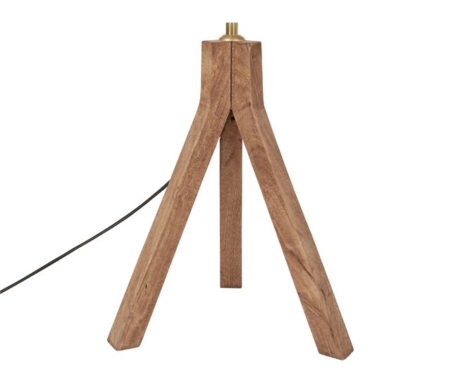 Beliani Candeeiro de mesa BEKI Castanho