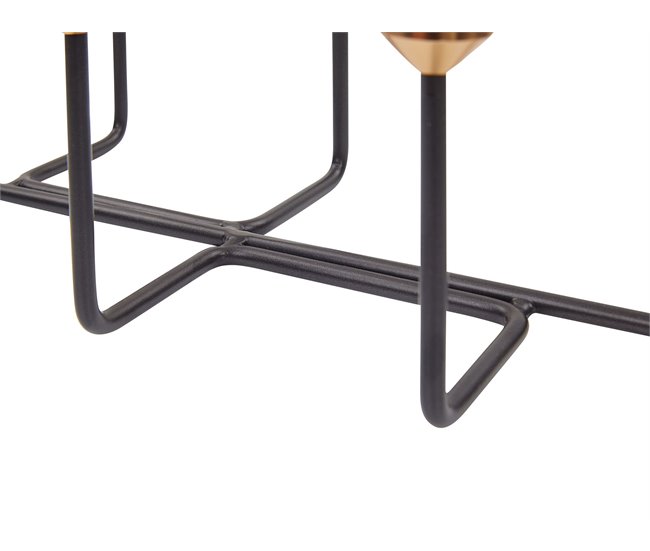 Beliani Candelabro BANGKA Preto