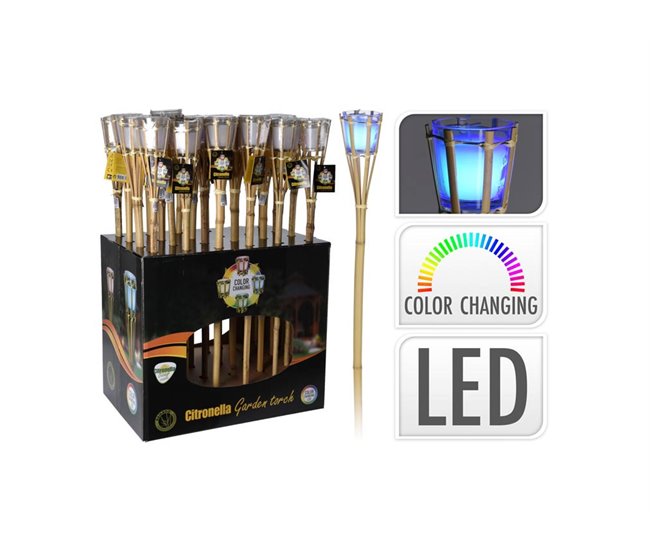 Lanterna de JARDIM Led 78cm sortida Multicor
