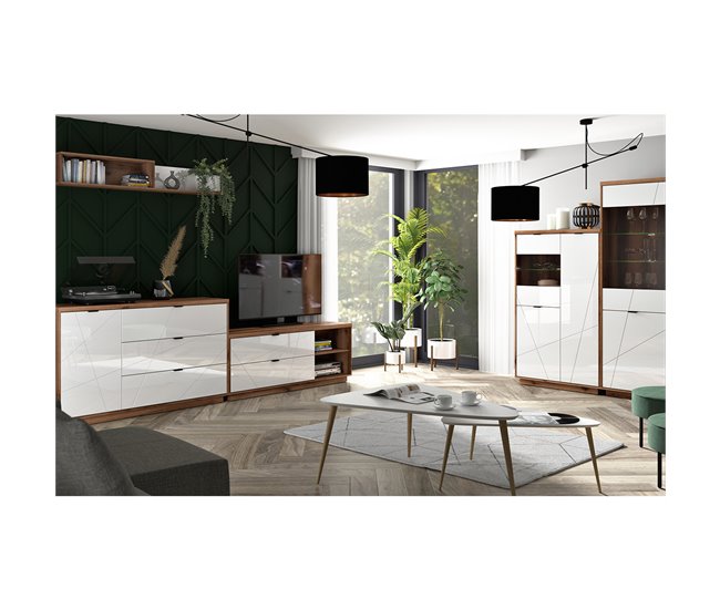 Vitrina de 2 portas Sven Branco