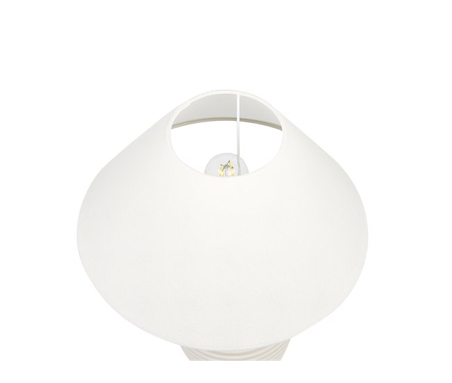 Beliani Candeeiro de mesa CELESTE Creme