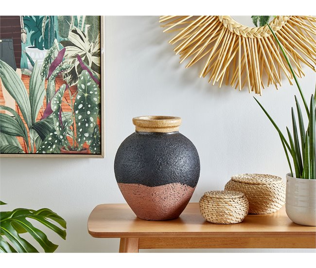 Beliani Jarro decorativo DAULIS Preto