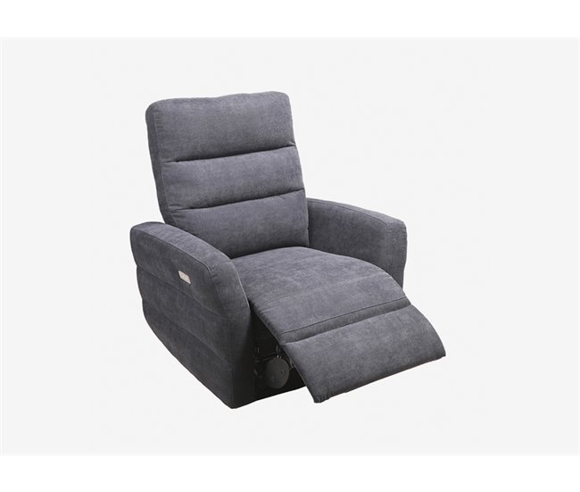 Cadeirão ZEUS relax elétrico cinza Cinza
