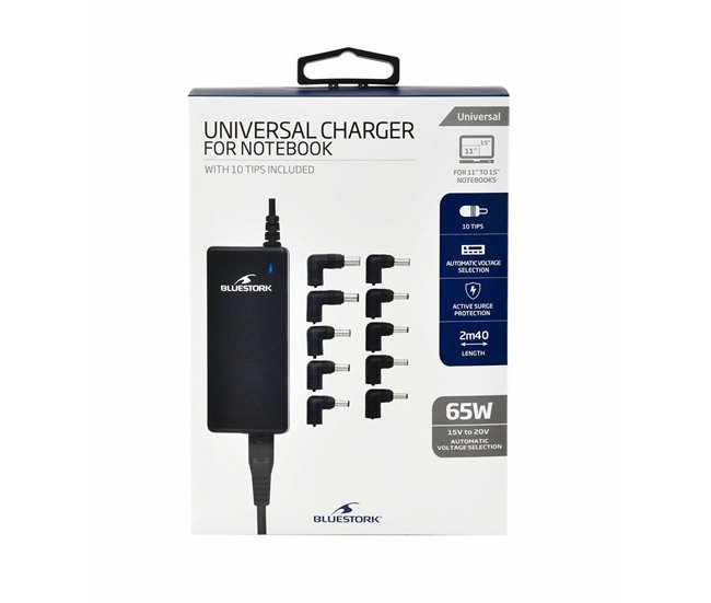 Carregador para Portátil BS-PW-NB-65/2 Preto