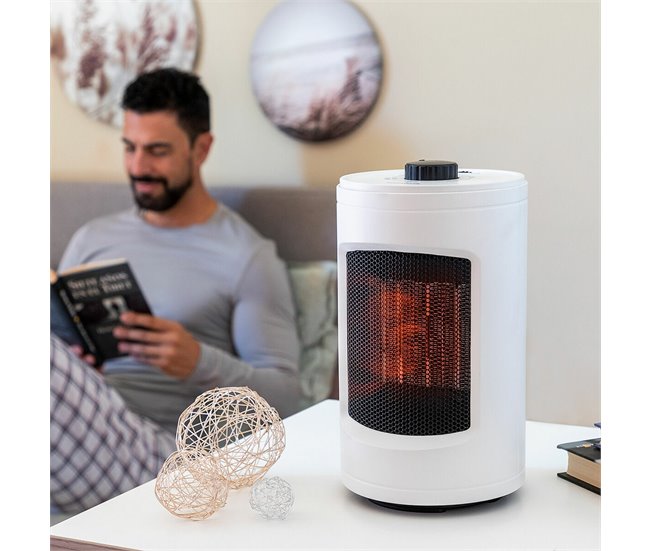 Aquecedor Cerâmico Oscilante Preto