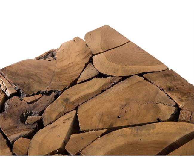 Beliani Mesa de jantar NORLEY 30x30 Castanho