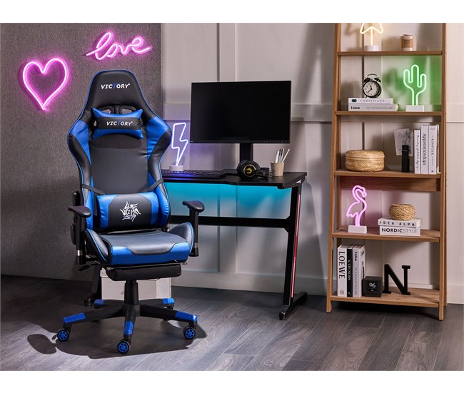 Beliani Cadeira de Gaming VICTORY Amarelo