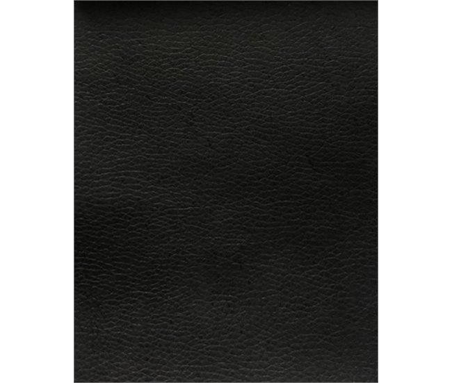 Chaise longue de pele sintética com cama HARRY Preto