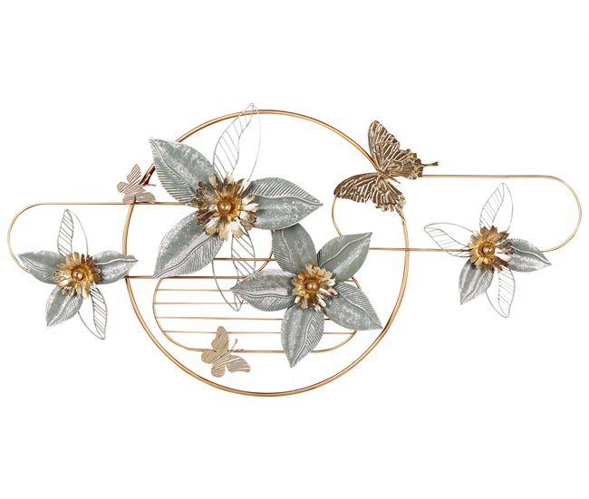 Beliani Decoração de parede TANTALUM Dourado