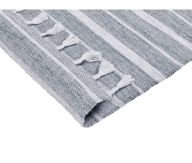 Beliani Entrelaçado BADEMLII 80x150 Azul