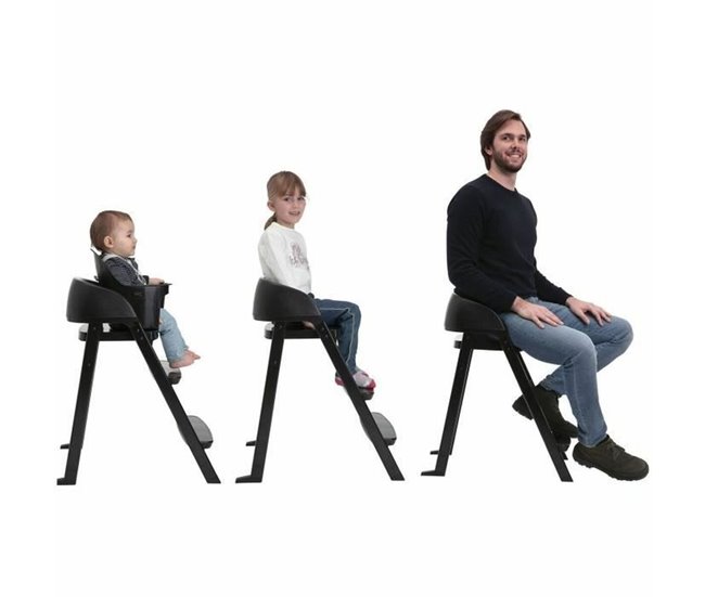 Cadeira Alta Crescendo Lite cairo coal Preto