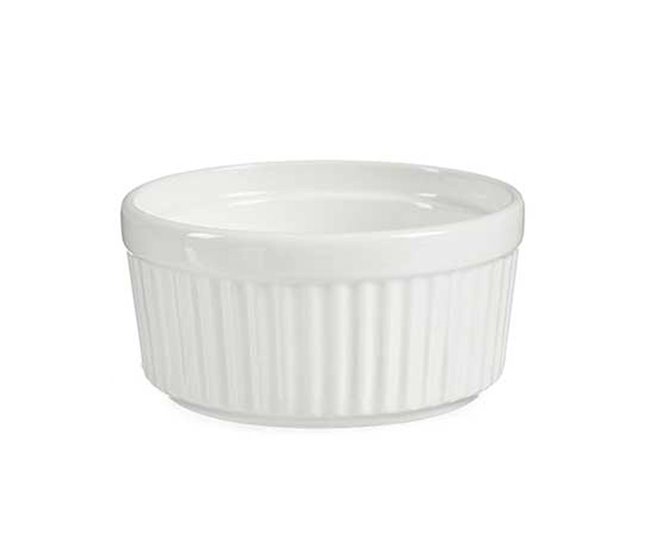 Conjunto de 4 taças redondas + prateleira me coleção VESSIA Branco