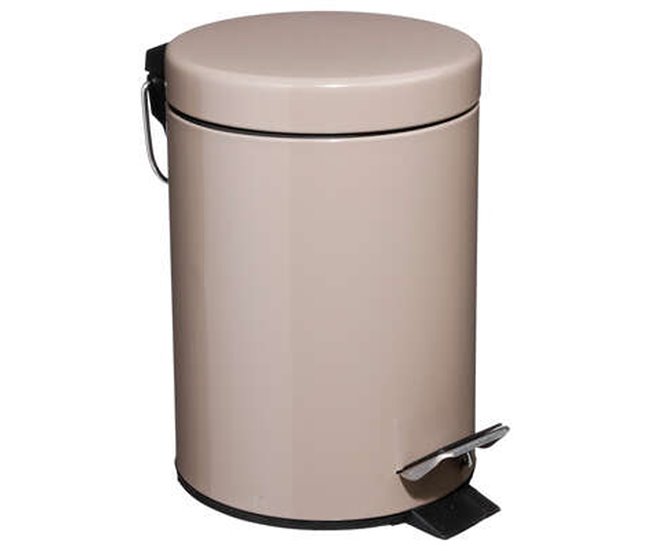 Papelera com fechamento lento 3 L Bege