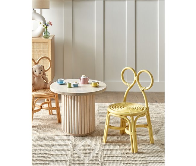 Beliani Cadeira para criança MIRTIA Amarelo