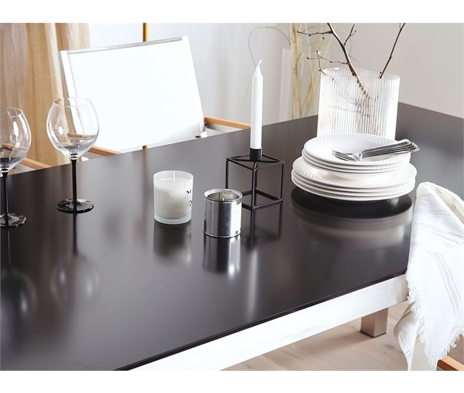 Beliani Conjunto de comedor GROSSETO Cinza