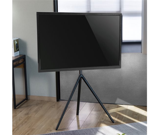Suporte de chão Valle para TV até 65" máx. 40 kg [pro.tec] Preto