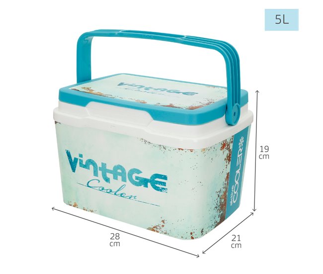 Aktive Geleira de praia rígida de 5 litros Classic Azul