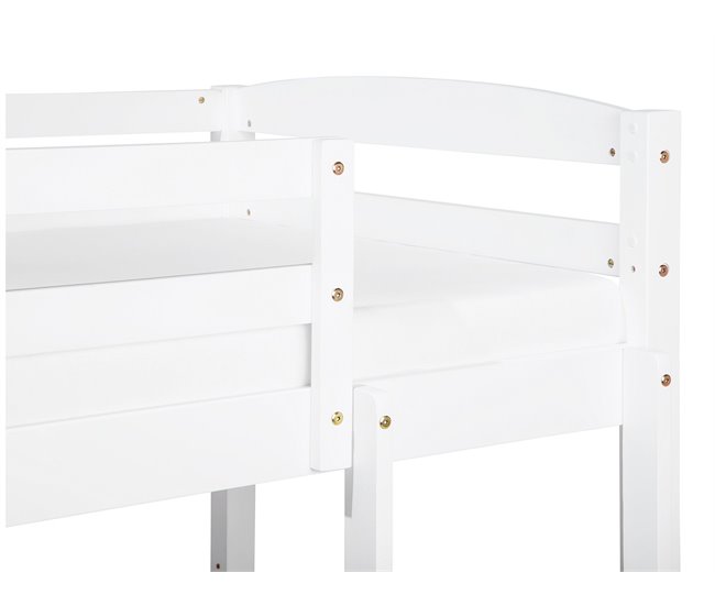 Beliani Beliche Pinho REGAT 97x208 Branco