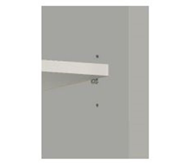 Roupeiro TREVI portas deslizantes 120x200cm branco Branco Brillo