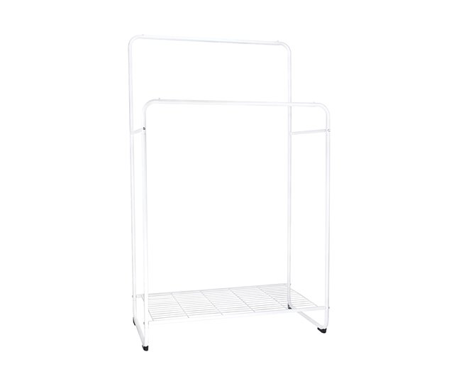 Cabide de roupa TWISTER metal 148x89x50cm Branco
