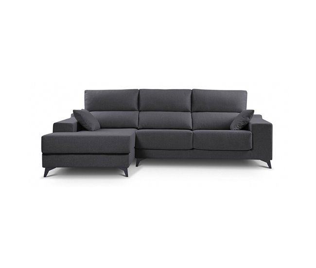 Chaise longue NOELIA 3 lugares Antracite