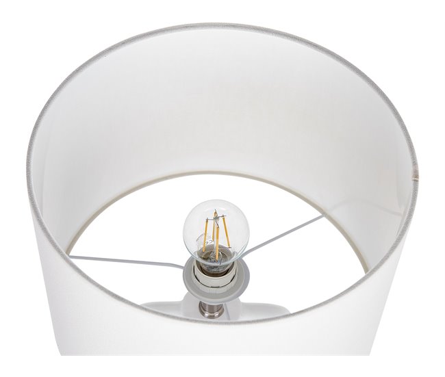 Beliani Candeeiro de mesa LABRADA Branco