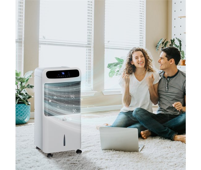 Climatizador Portátil ABS HOMCOM Branco