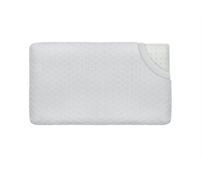 Almofada Plana para Pessoas que Dormem de Barriga para Baixo S 58x38 Branco