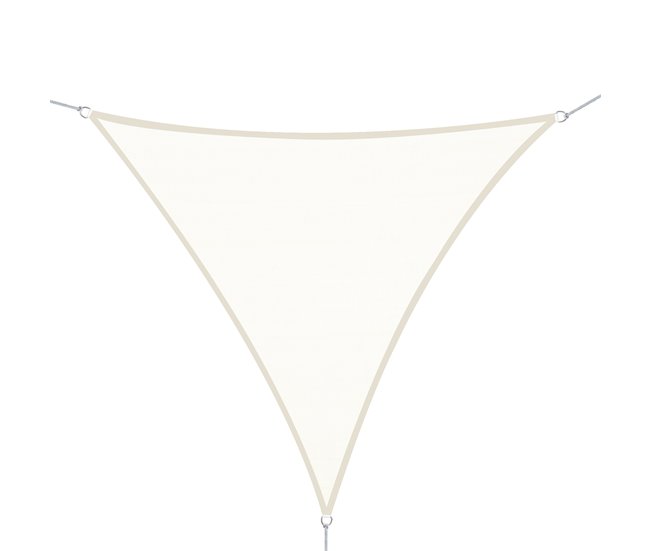 Toldo Vela Poliéster Outsunny 600x600 Bege
