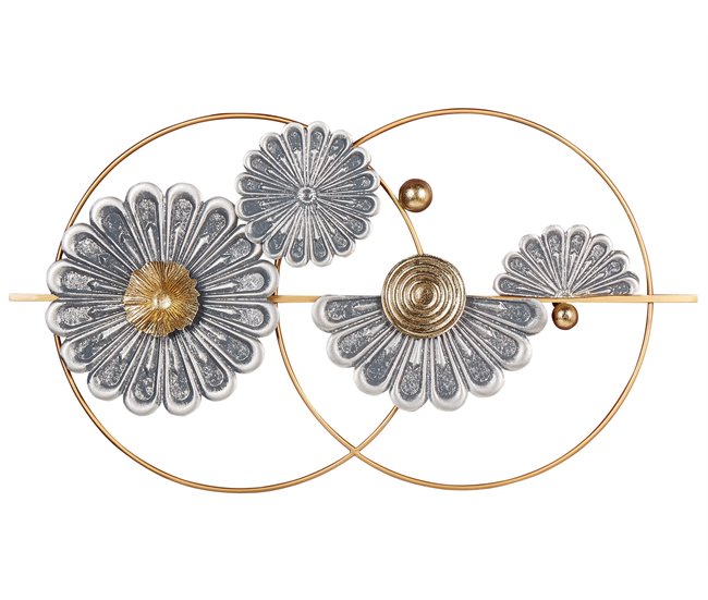 Beliani Decoração de parede PROMETHIUM Dourado