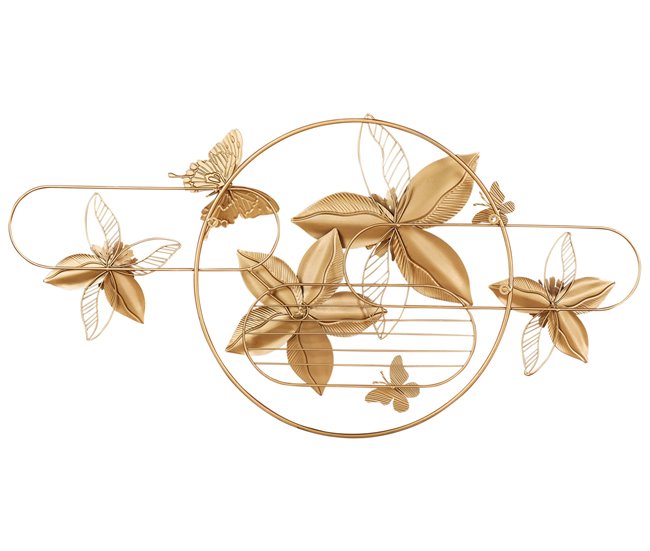 Beliani Decoração de parede TANTALUM Dourado