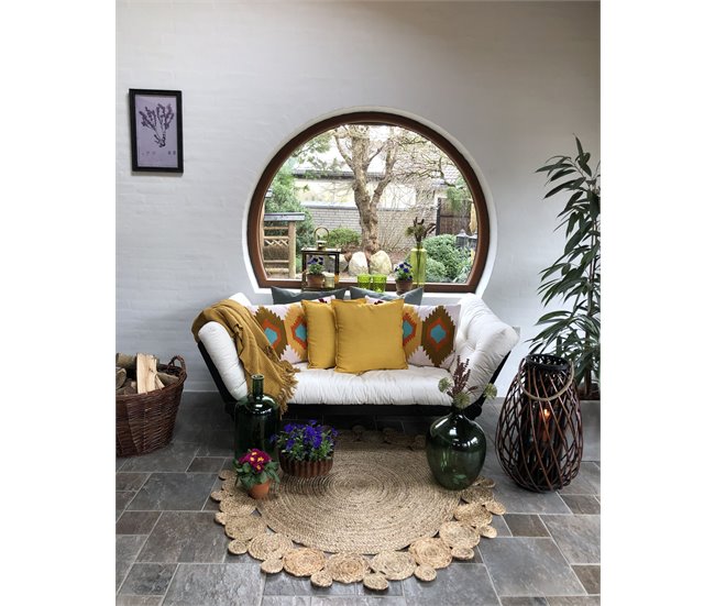 Beliani Almofada decorativa DANAPUR Multicor