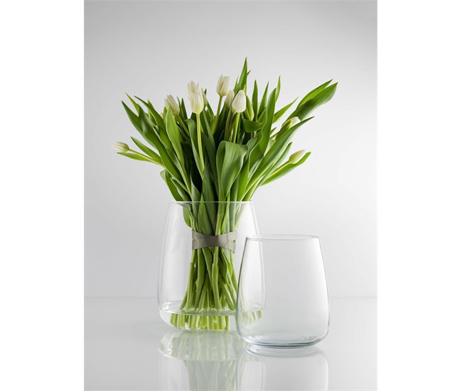 Vaso WEST 27x19x19cm marca TREND GLASS Transparente