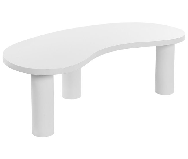 Beliani Mesa de centro AUBURN 112x46 Branco