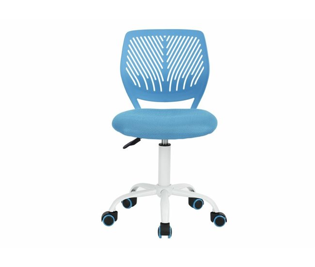 Cadeira de mesa infantil CARNATION com rodas Azul