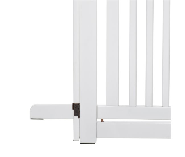Barreira de Segurança Cães MDF PawHut Branco