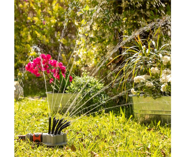 Aspersor de Rega 360º para Jardim Multicor