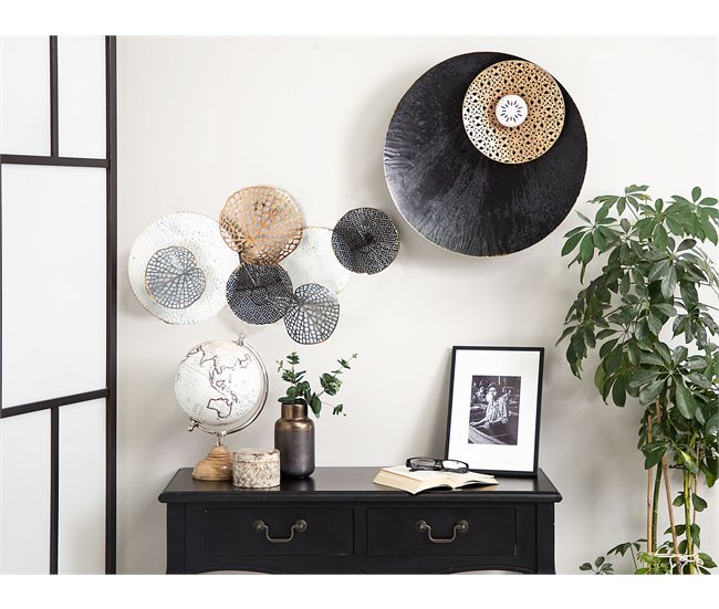 Beliani Decoração de parede RUBIDIUM Preto